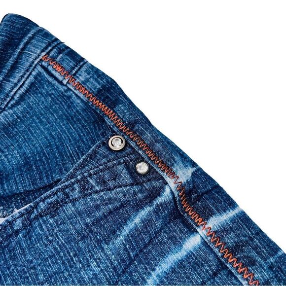 10/$25🦋 Give Me 5ive Medium Wash Denim Bermuda Shorts - Size 14 - Picture 4 of 12